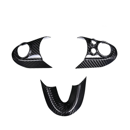 Mini 2013 onwards F54 F55 F56 F57 F60 Cooper Steering Wheel Accents 3Pcs