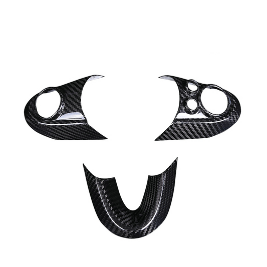 Mini 2013 onwards F54 F55 F56 F57 F60 Cooper Steering Wheel Accents 3Pcs