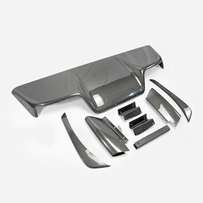 Nissan 03-08 Z33 350z Infiniti G35 Coupe 2D JDM TS Style Rear Diffuser Type 2 8Pcs (with fitting)