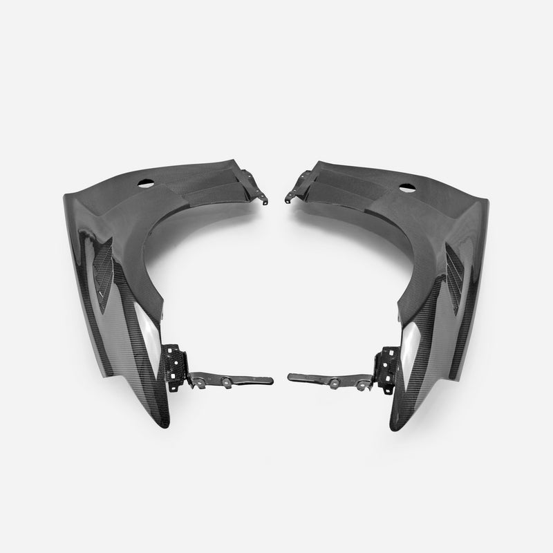 Nissan 370Z Z34 09 onwards EPA Style front fender (top vents and below vents opened)