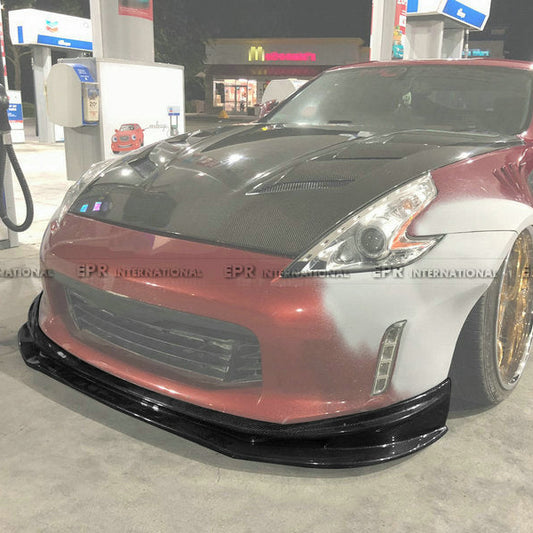 Nissan 12 onwards 370Z Z34 Kouki Late Model VRS Style Style front lip (facelift)