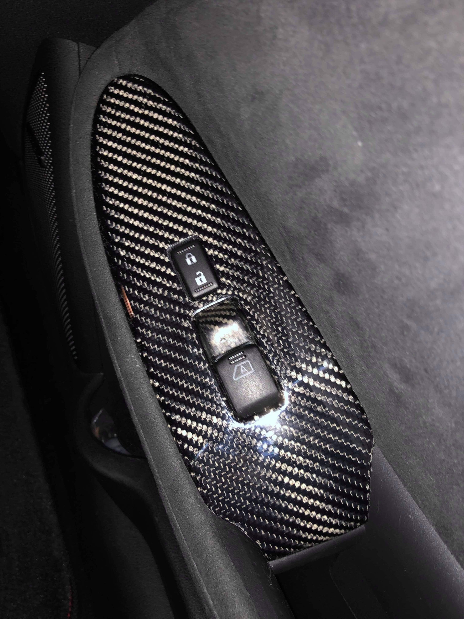 Nissan 370Z Z34 09 onwards Window switch cover (Stick on) LHD Only
