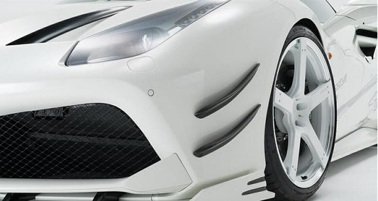 Ferrari 488 GTB ROW Style Front Bumper Canard