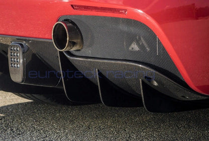 Ferrari 488 GTB N Type Rear Fog Cover (Without rear view camera) Replacement