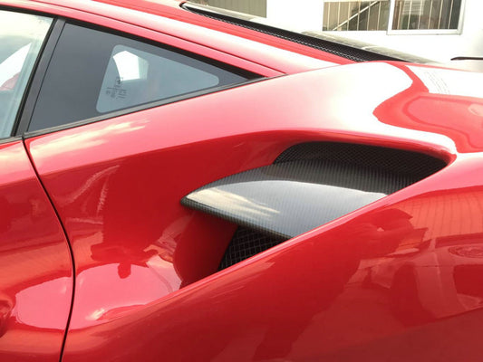 Ferrari 488 GTB N Type Side Air Vents scoop (Also fit Spyder)
