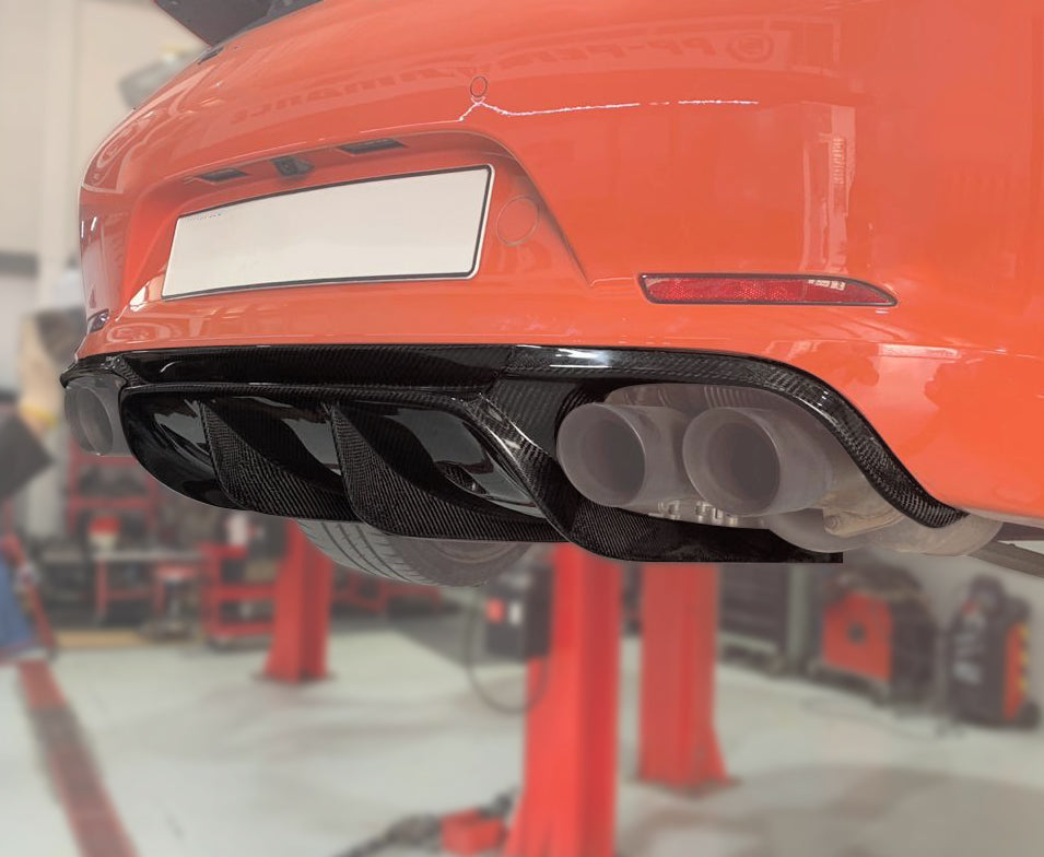 Porsche 911 991 Vor Style Rear Diffuser