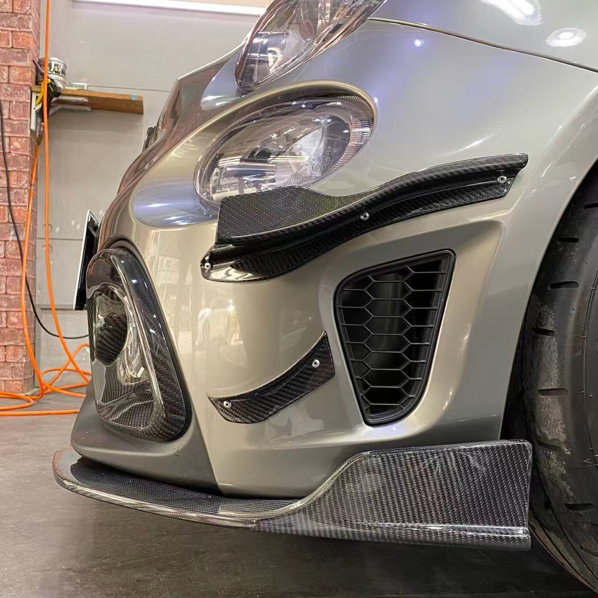 Fiat 500 Abarth Series 3 EPA Type front bumper canard  EPR international