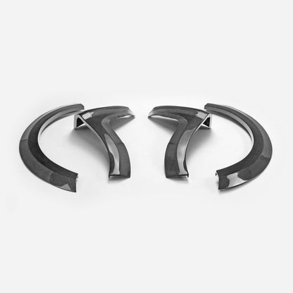 Fiat 500 S3 EPA Type wide body front wheel flares 4pcs