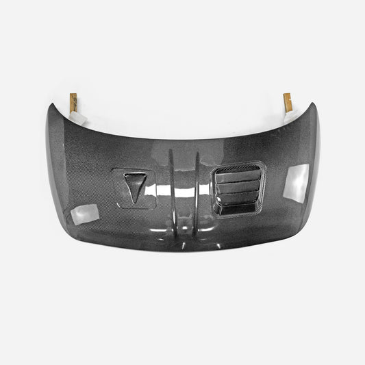 07+ Fiat 595 500 Abarth EPA AC Badass Type vented hood (500 EU 08-15 pre-facelift S3)