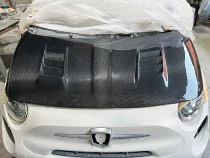 Fiat 07+ Fiat 595 500 Abarth EPA Angry Type vented hood (500 EU 08-15 pre-facelift S3)