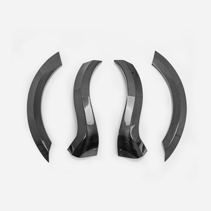 Fiat 500 S3 EPA Type wide body rear wheel flares 4pcs