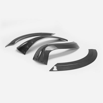 Fiat 500 S3 EPA Type wide body rear wheel flares 4pcs