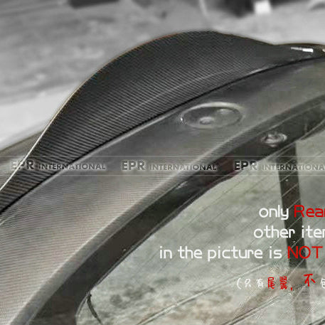 Fiat 500 595 Abarth EPA Type rear mid spoiler