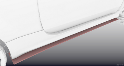 Fiat 500 595 695 Abarth Series 4 on~ EPA ATTK side skirt extension (EU 16-23 S4 model)