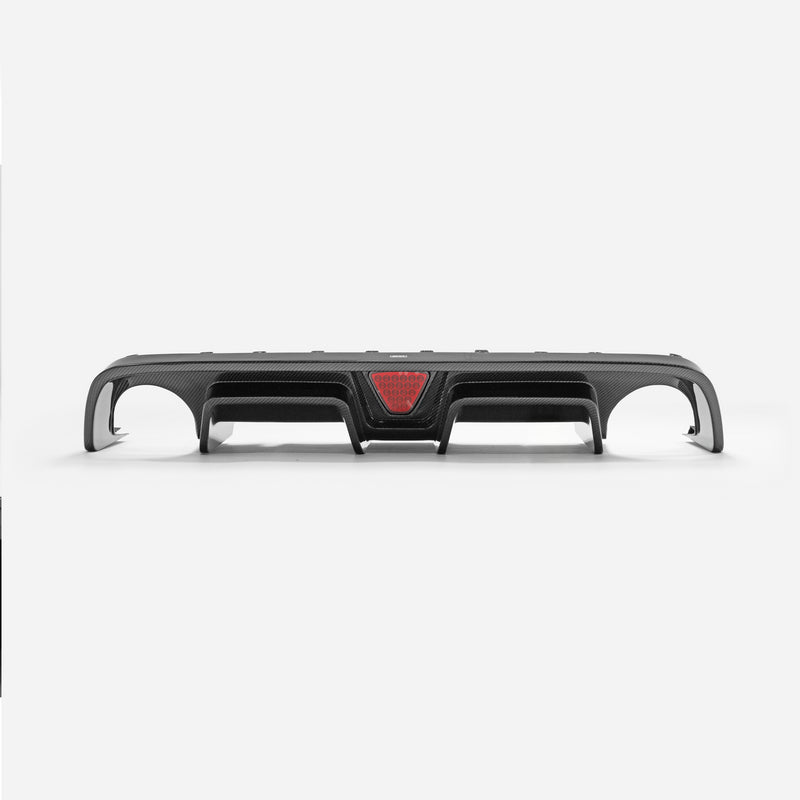Fiat 595 Abarth Series 4 on~ EPA Type rear diffuser (With rear fog light)