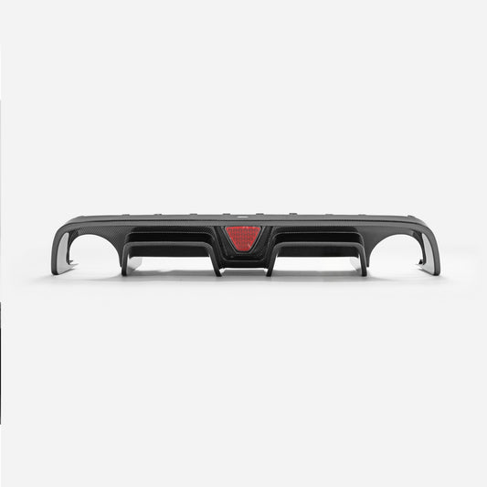 Fiat 595 Abarth Series 4 on~ EPA Type rear diffuser (With rear fog light)