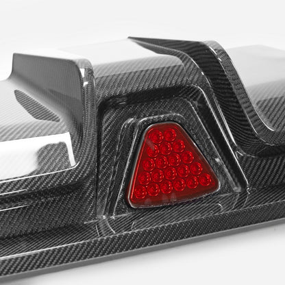 Fiat 595 Abarth Series 4 on~ EPA Type rear diffuser (With rear fog light)