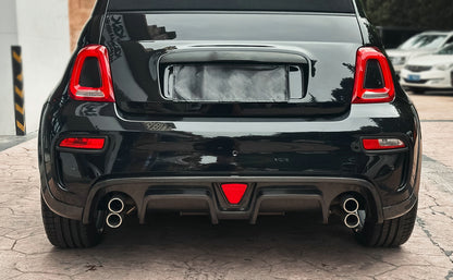 Fiat 595 Abarth Series 4 on~ EPA Type rear diffuser (With rear fog light)