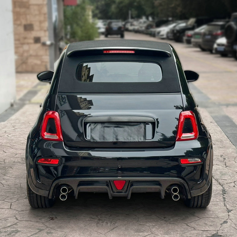 Fiat 595 Abarth Series 4 on~ EPA Type rear diffuser (With rear fog light)