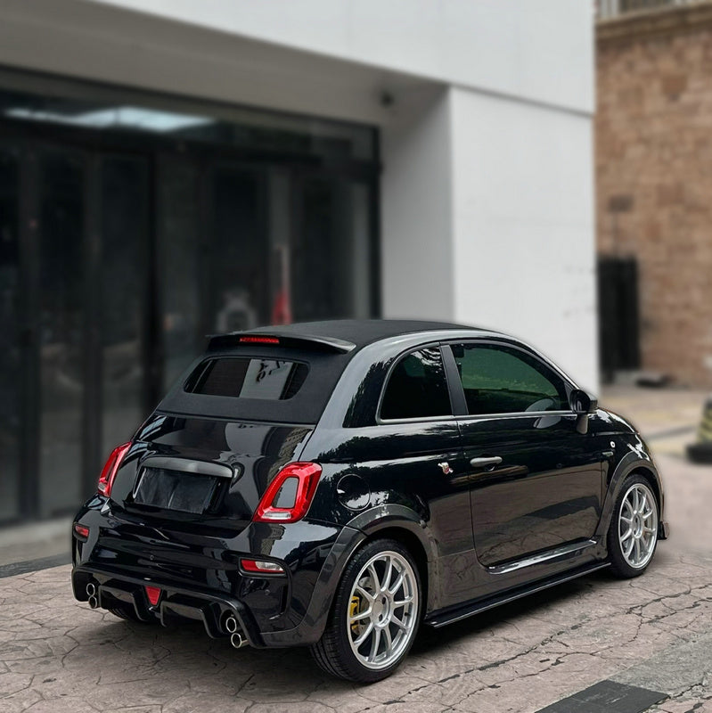 Fiat 595 Abarth Series 4 on~ EPA Type rear diffuser (With rear fog light)