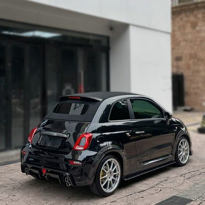 Fiat 595 Abarth Series 4 on~ EPA Type rear diffuser (With rear fog light)