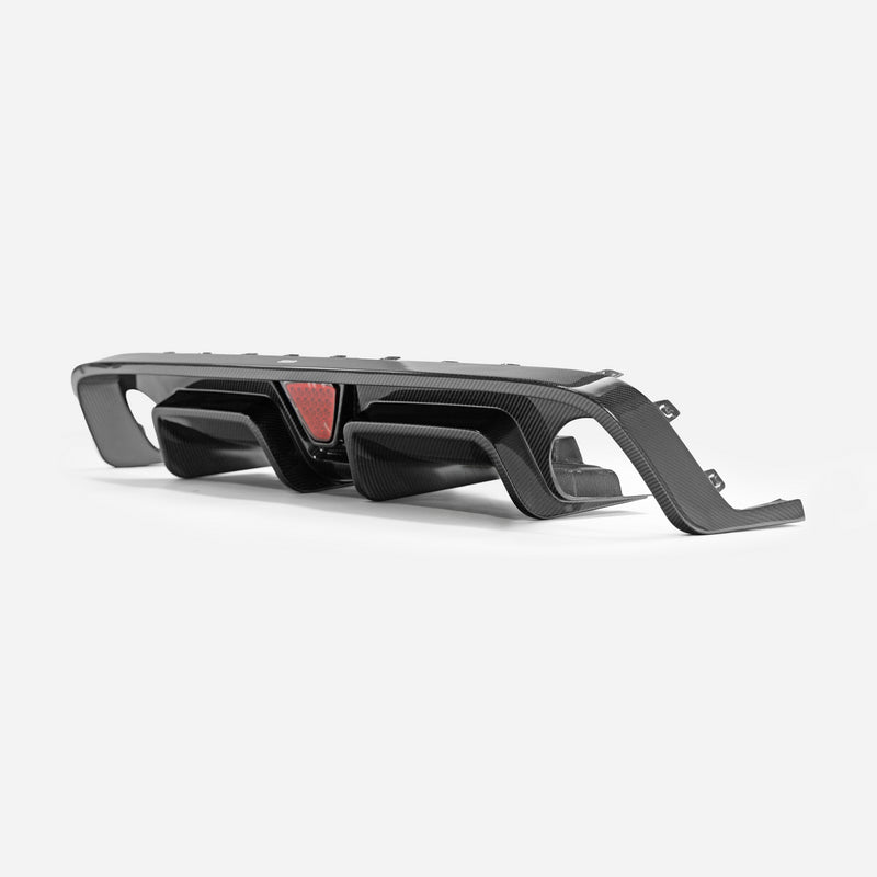 Fiat 595 Abarth Series 4 on~ EPA Type rear diffuser (With rear fog light)