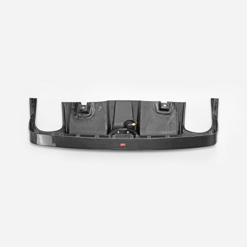 Fiat 595 Abarth Series 4 on~ EPA Type rear diffuser (With rear fog light)