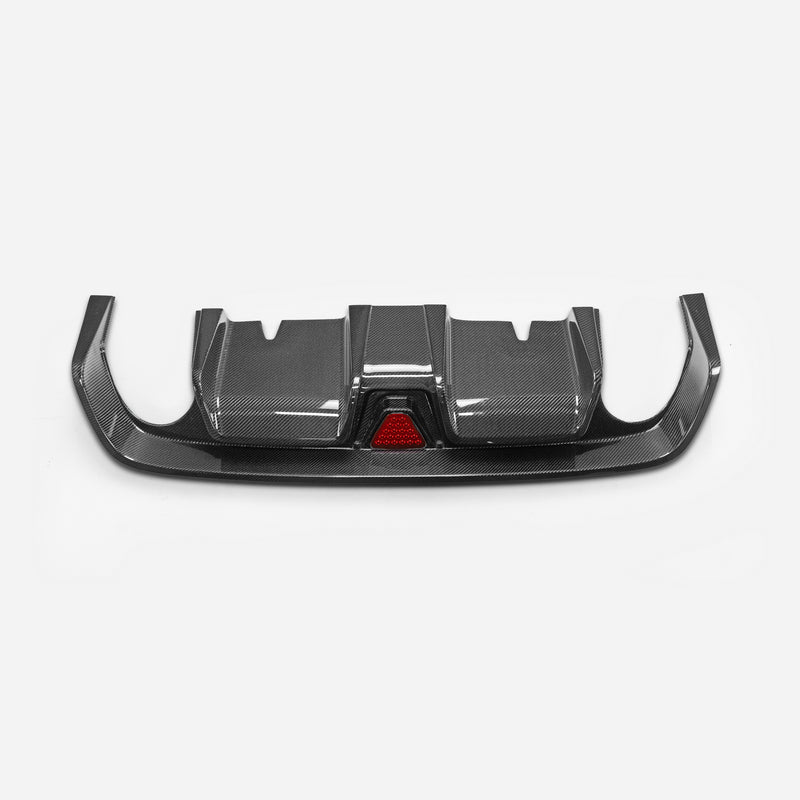 Fiat 595 Abarth Series 4 on~ EPA Type rear diffuser (With rear fog light)