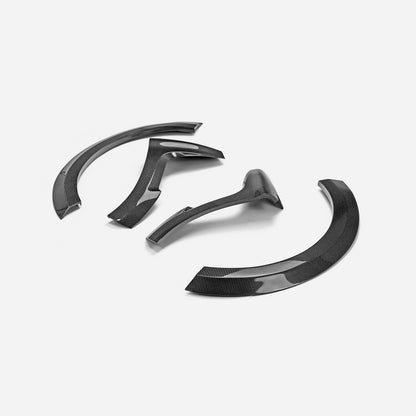 Fiat 595 695 Abarth S4 EPA Type wide body front wheel flares 4pcs