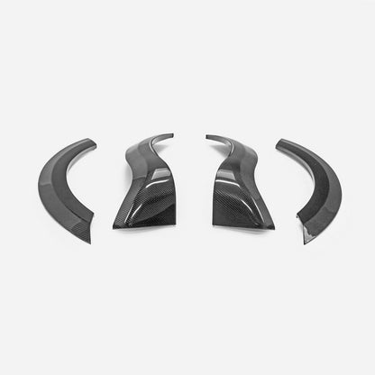 Fiat 595 695 Abarth S4 EPA Type wide body rear wheel flares 4pcs