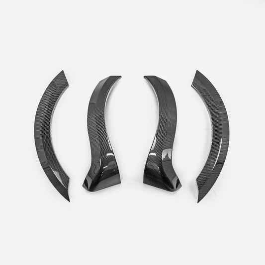 Fiat 595 695 Abarth S4 EPA Type wide body rear wheel flares 4pcs