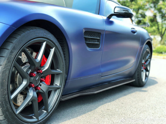 MERCEDES BENZ AMG GT Ren Style Side Skirt Extension