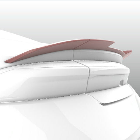 Honda Prelude BF1 EPA CRUX-1 Carbon rear spoiler