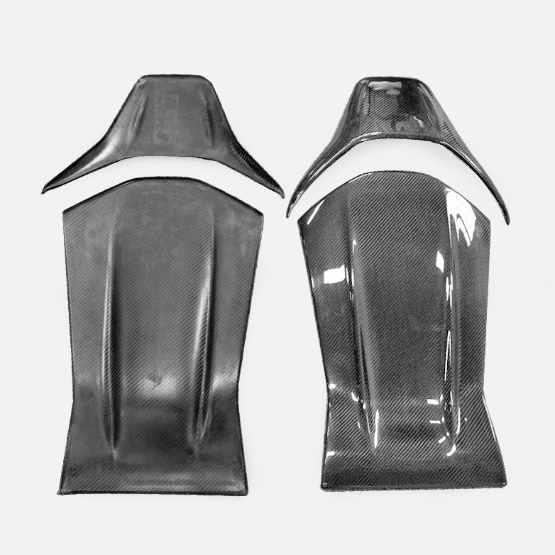 Mercedes Benz C-Class C63 4door A-Class AMG CLA-Class AMG GLA-Class AMG 14-17 Seat Back Cover Glossy CF 4pcs