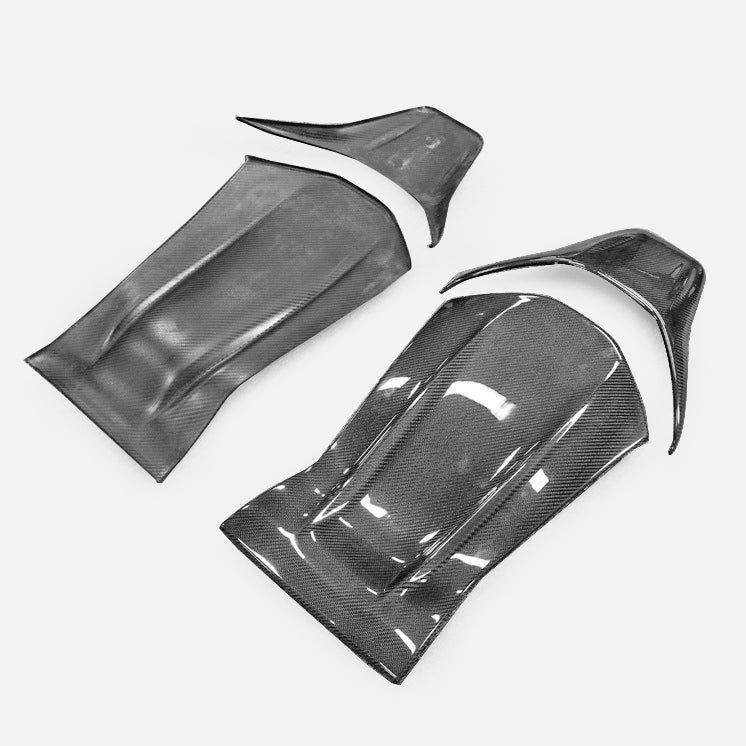 Mercedes Benz C-Class C63 4door A-Class AMG CLA-Class AMG GLA-Class AMG 14-17 Seat Back Cover Glossy CF 4pcs