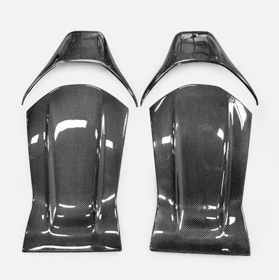 Mercedes Benz C-Class C63 4door A-Class AMG CLA-Class AMG GLA-Class AMG 14-17 Seat Back Cover Glossy CF 4pcs