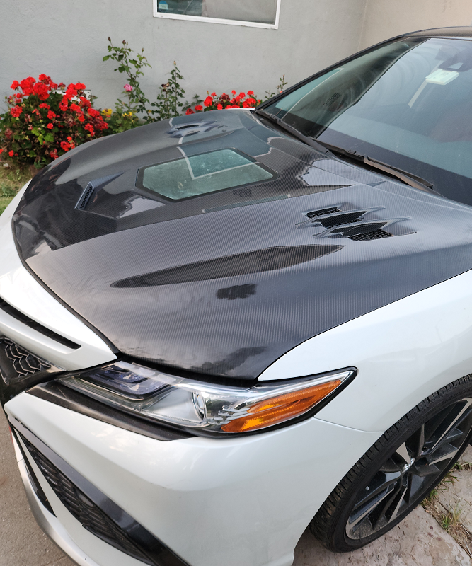 2017on Toyota Camry VX70 EPA V2 Type vented hood (Fit pre-facelift & facelift model)