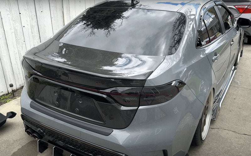 Toyota 19-22 Corolla Auris E210 5dr Sedan EPA Type 1 Duckbill spoiler