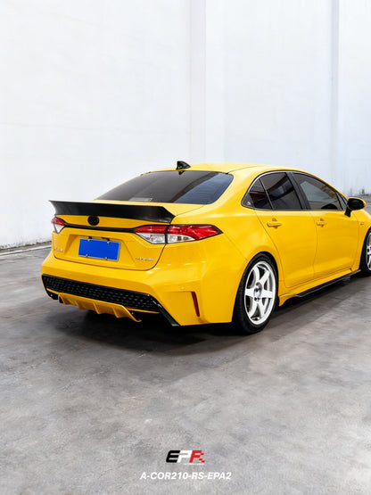 Corolla Auris E210 5dr Sedan EPA Type 2 Duckbill spoiler