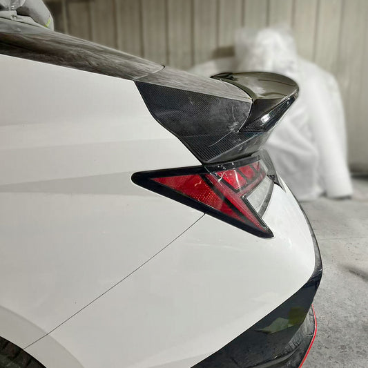 Hyundai 21+ Elantra/Avante (CN7) EPA rear duckbill spoiler (Not cover the N OE spoiler hole)