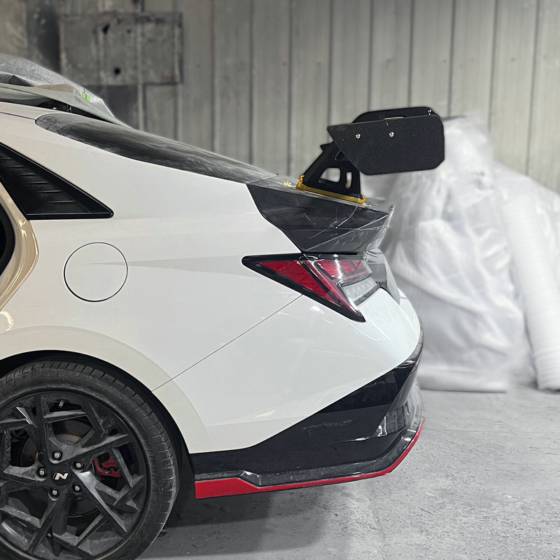 Hyundai 21+ Elantra/Avante (CN7) EPA Type R2H rear GT spoiler (Flat end plate) (300mm height & 1480mm length)
