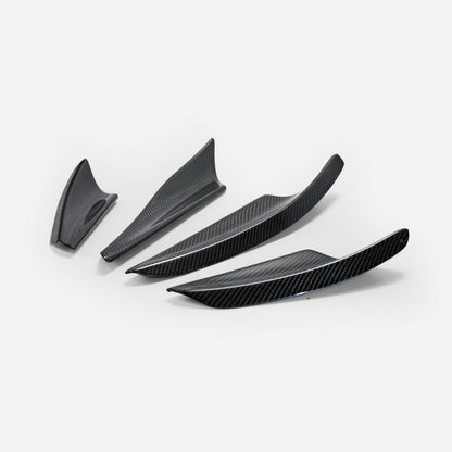 MITSUBISHI Evolution 10 VRS Style Front Bumper Canard (4Pcs)