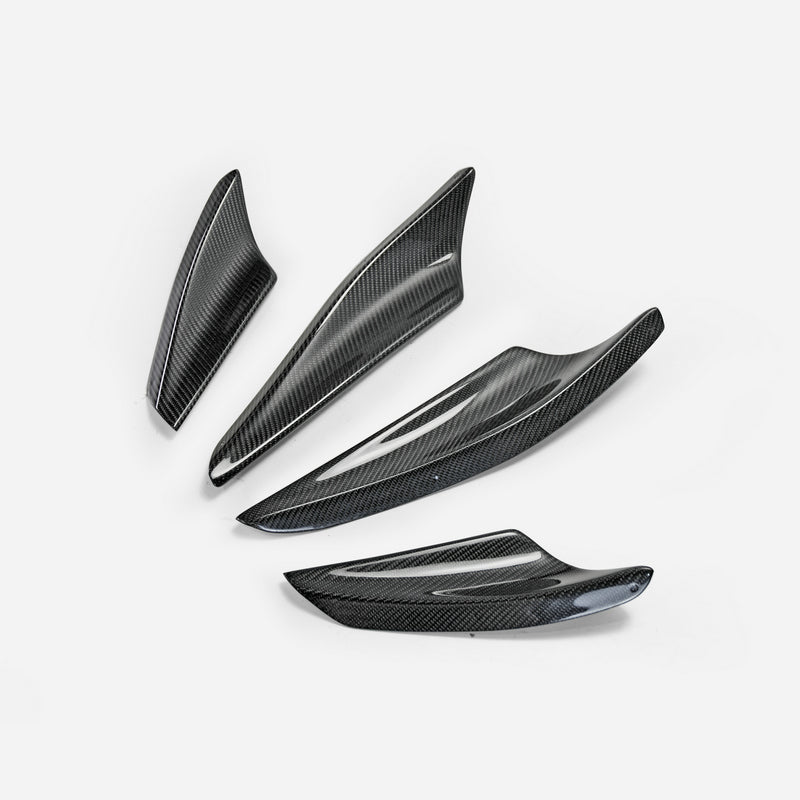 MITSUBISHI Evolution 10 VRS Style Front Bumper Canard (4Pcs)