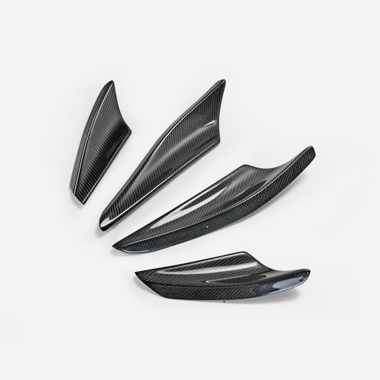 MITSUBISHI Evolution 10 VRS Style Front Bumper Canard (4Pcs)