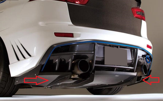 MITSUBISHI EVO 10 VRS Style Ultimate Rear Diffuser