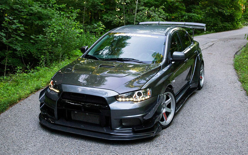 MITSUBISHI EVO 10 VRS Style Wide Ver. Front Lip with Diffuser