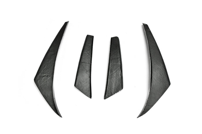 Mitsubishi EVO 5 Front bumper canard (4 pcs)