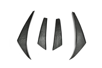 Mitsubishi EVO 5 Front bumper canard (4 pcs)