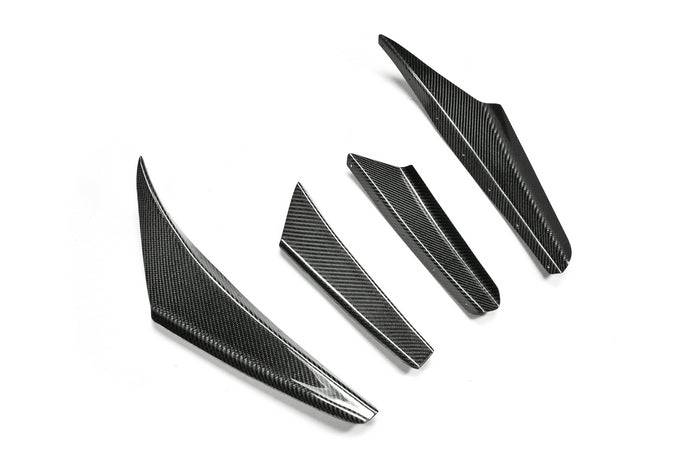 Mitsubishi EVO 5 Front bumper canard (4 pcs)