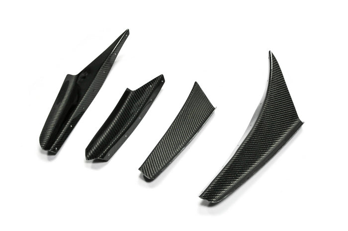 Mitsubishi EVO 5 Front bumper canard (4 pcs)